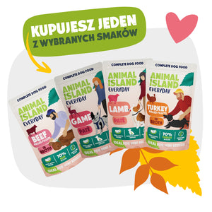 Saszetka dla psa 150g –  Nakarm z nami Bezdomniaka!