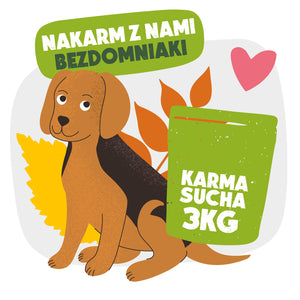 Sucha Karma dla Psa - 3KG - Nakarm z nami Bezdomniaki!
