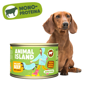 Вологий корм для собак з яловичиною та морквою 410 г