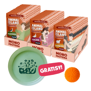 Monoproteinowa karma mokra dla kota – zestaw 30x100G - Mix Smaków + GRATISY