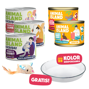 Mokra Karma dla Kota - 5x200g- Mix Smaków + Gratisy