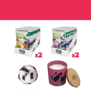 Zestaw LOVE Box dla kota - saszetki w galarecie 2x (12szt Drób /12szt Cielęcina, 48 szt.)