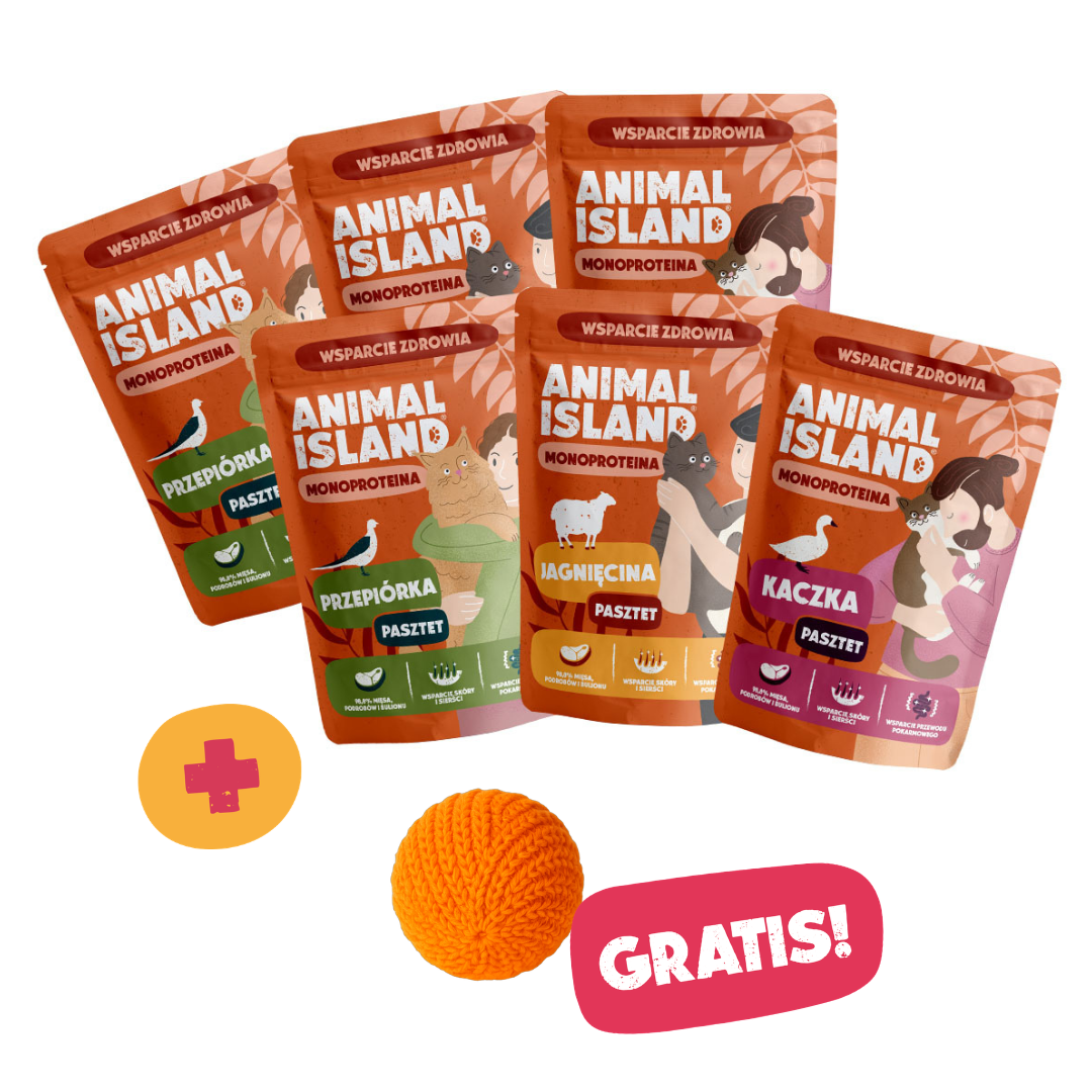 Zestaw Degustacyjny:6x Pasztet Monoproteina Mix Smaków + GRATIS!