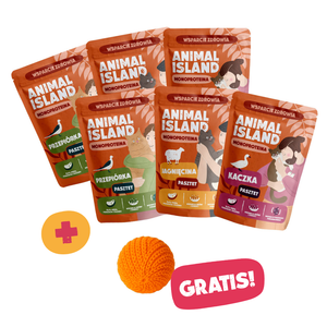 Zestaw Degustacyjny:6x Pasztet Monoproteina Mix Smaków + GRATIS!