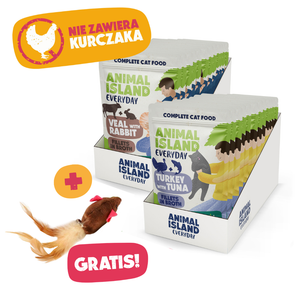 ,,BEZ KURCZAKA''- Kocia Uczta Duo +  GRATIS!