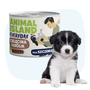 Everyday Veal and Rabbit Meal for Puppies 185 Can