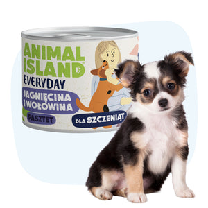 Everyday Beef and Lamb Meal for Puppies 185g Can