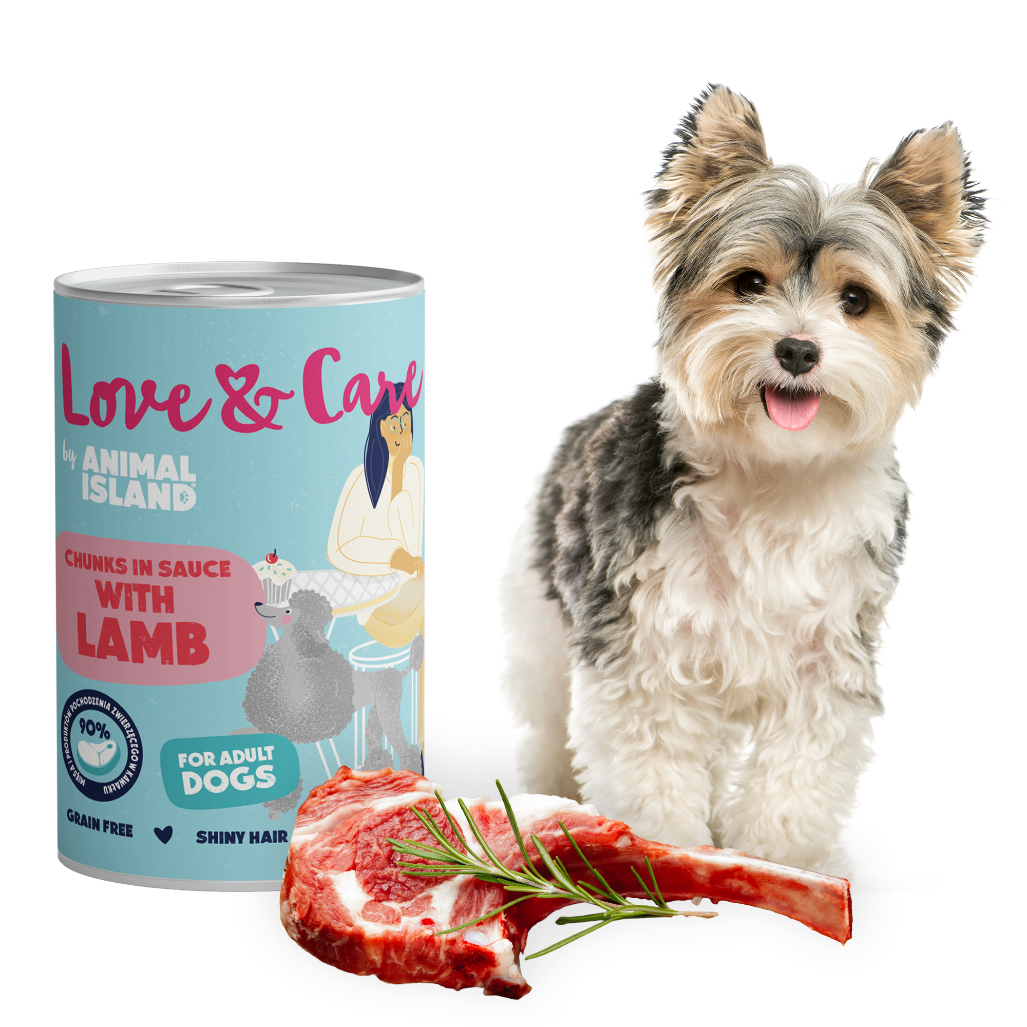 Mokra karma dla Psa jagnięcina 400g Love&Care