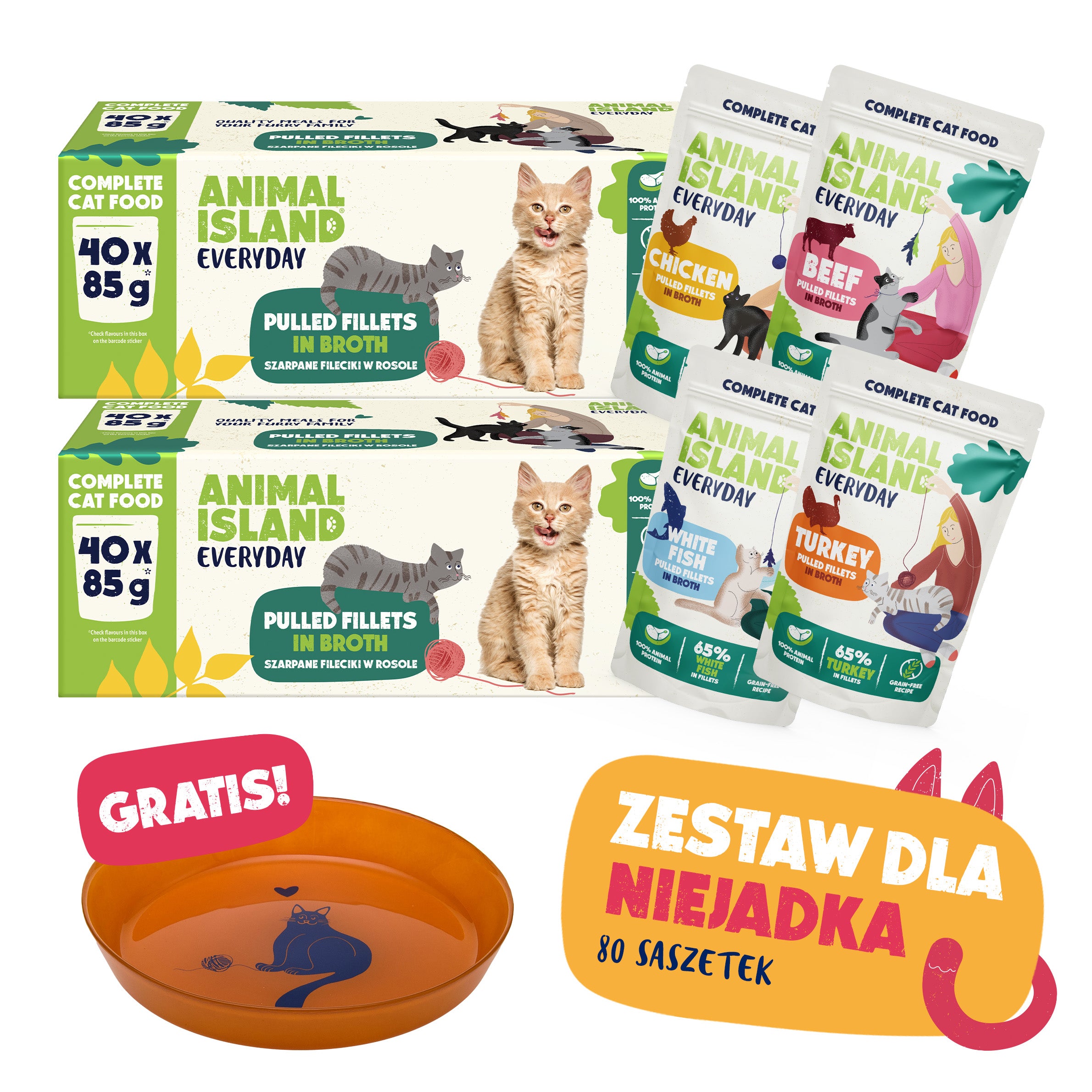 ZESTAW DLA NIEJADKA - Kocie wybory + GRATIS