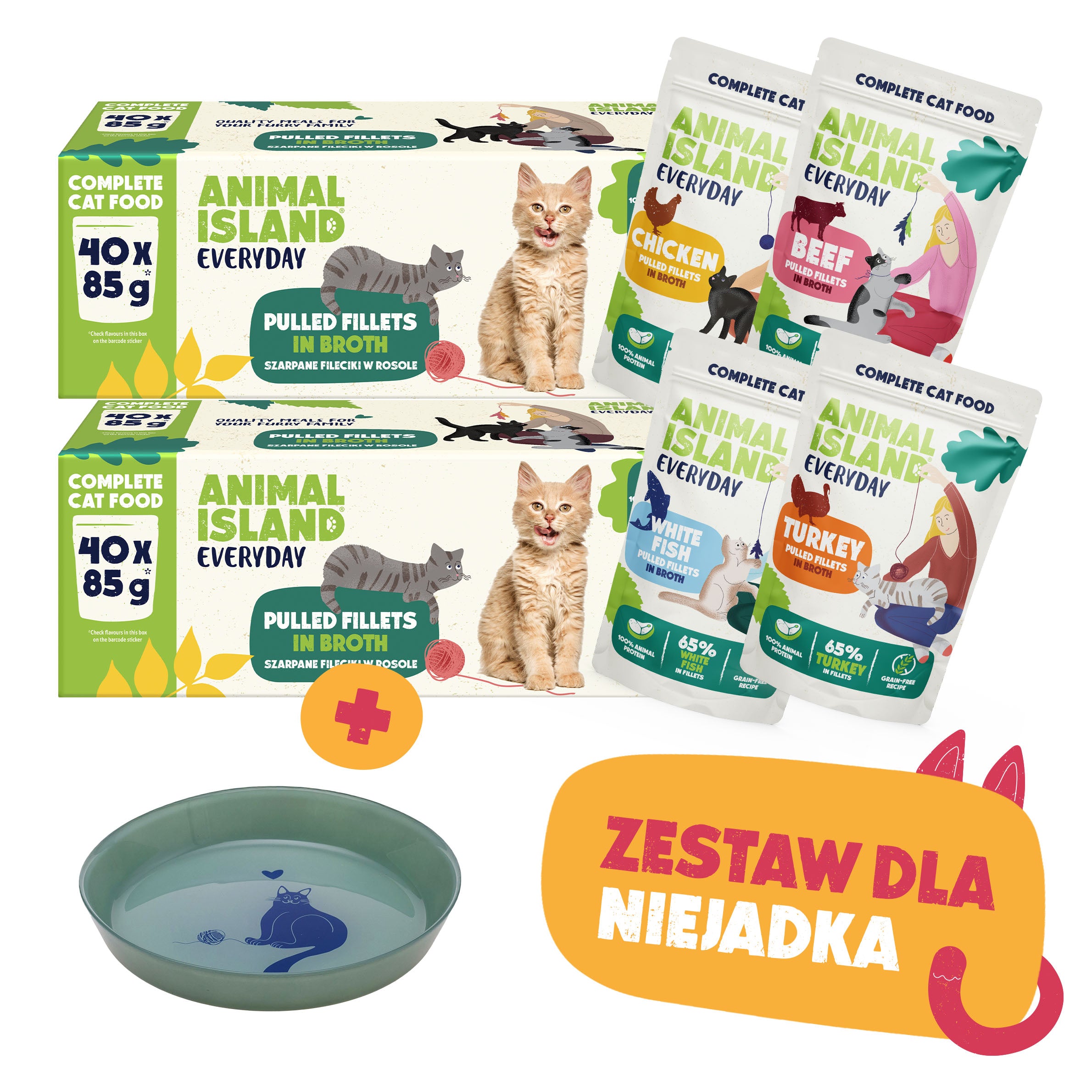 ZESTAW DLA NIEJADKA - Kocie wybory + GRATIS