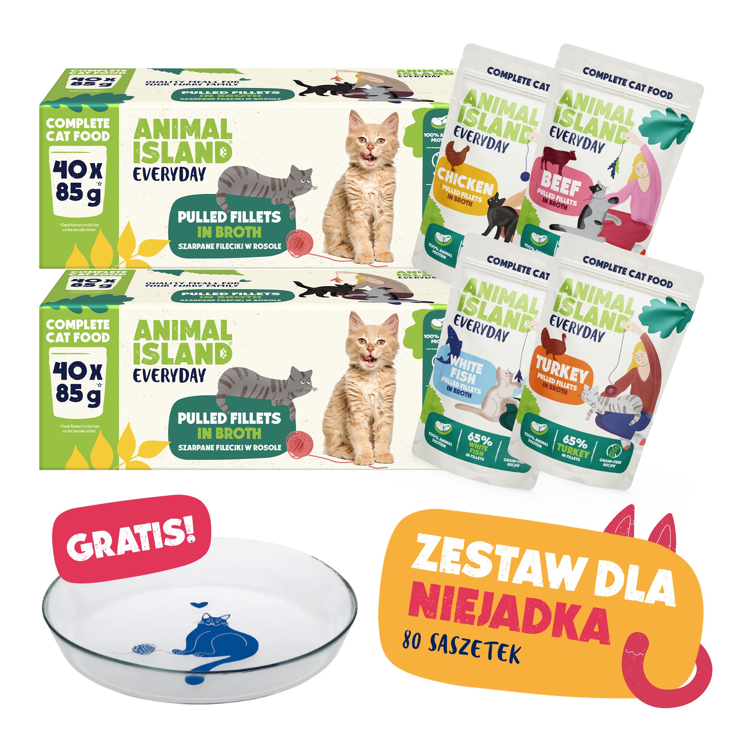 ZESTAW DLA NIEJADKA - Kocie wybory + GRATIS