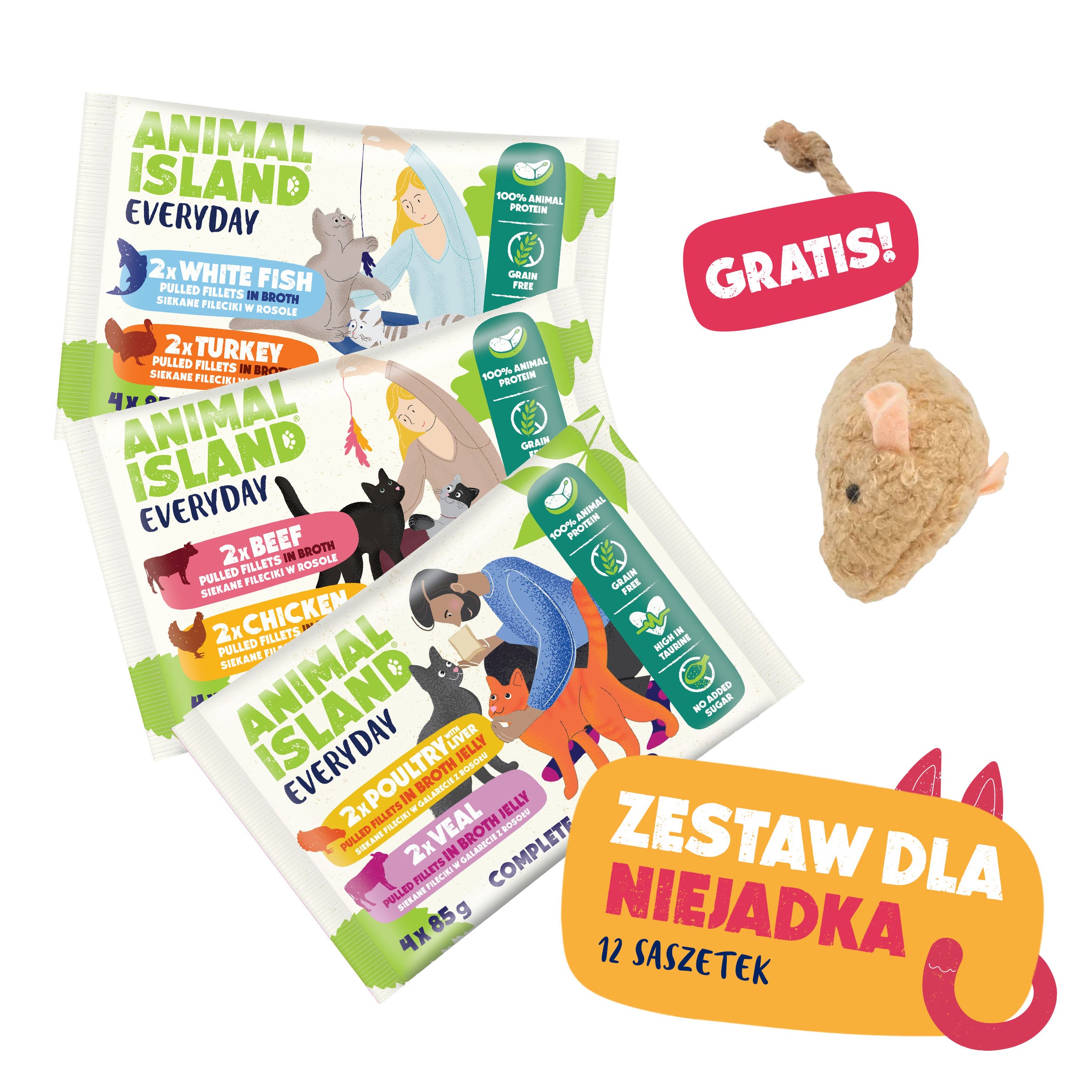 ZESTAW DLA NIEJADKA - Kocia Degustacja + GRATIS