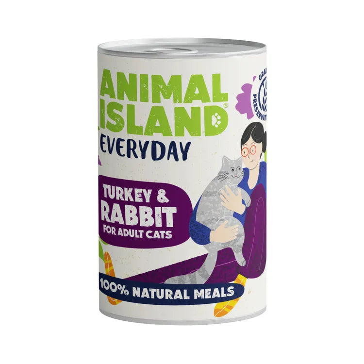 Mokra karma dla Kota indyk królik 12x400g Everyday