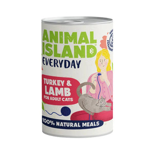 Wet cat food turkey lamb Everyday 400g Animal Island