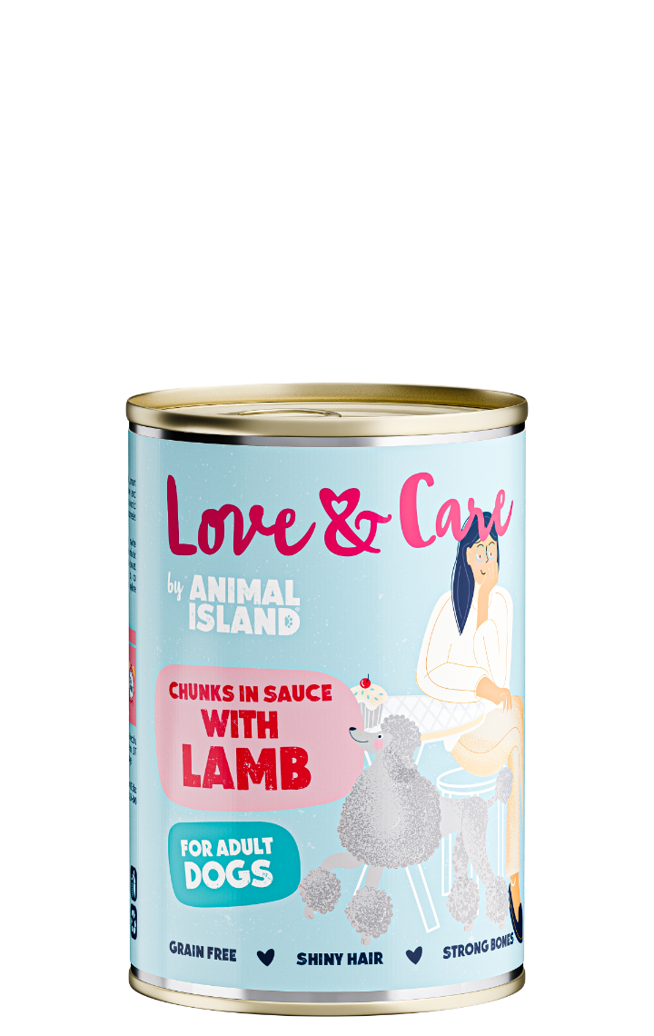 Mokra karma dla Psa jagnięcina 400g Love&Care