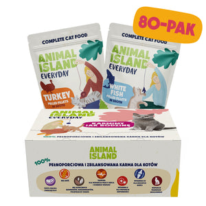 80‑PAK Indyk / Biała Ryba w Rosole – Animal Island Everyday