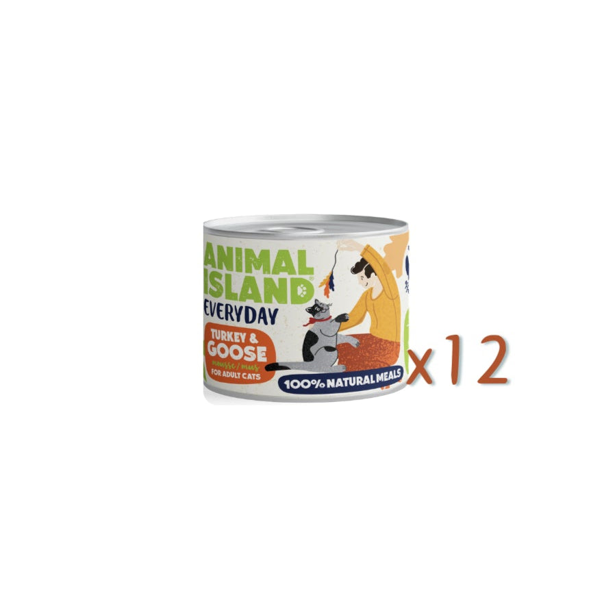Mokra Karma dla Kota indyk gęś 12x200g Everyday