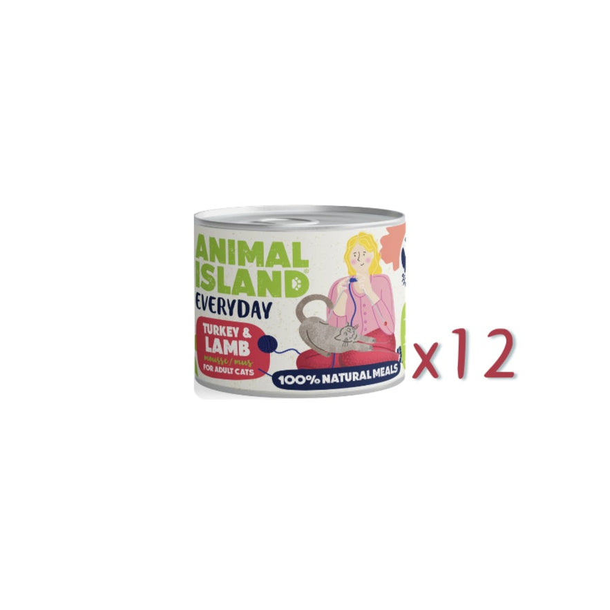 Mokra Karma dla Kota indyk jagnięcina 12x200g Everyday