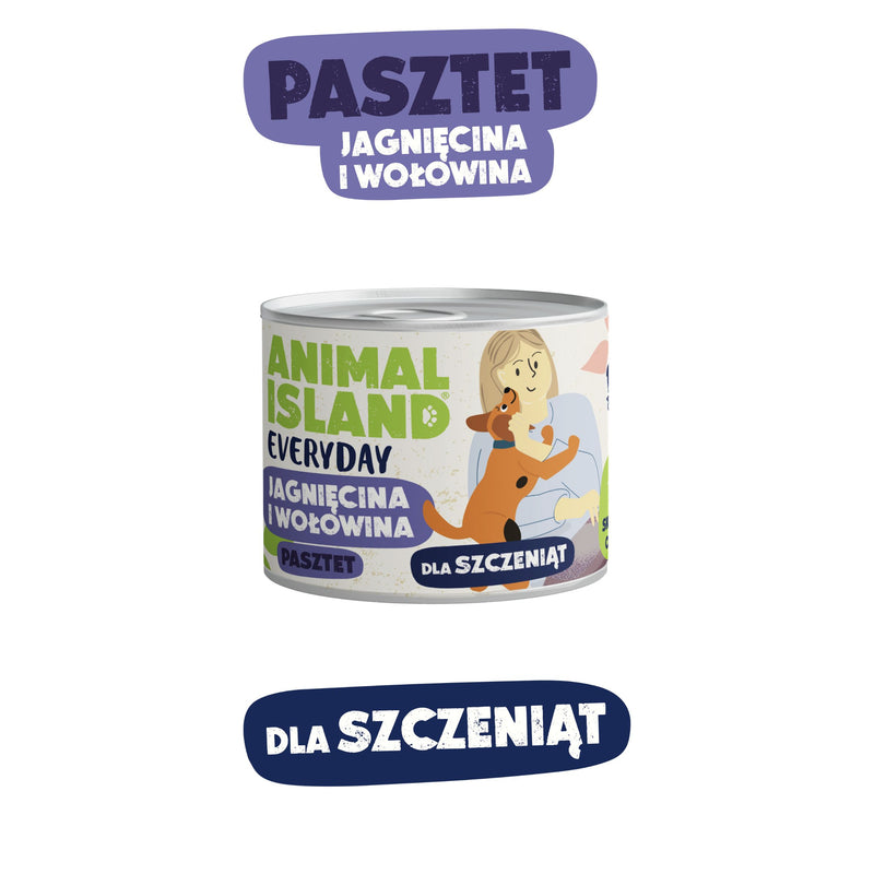 Everyday posiłek z wołowiny i jagnięciny dla szczeniąt 185g puszka