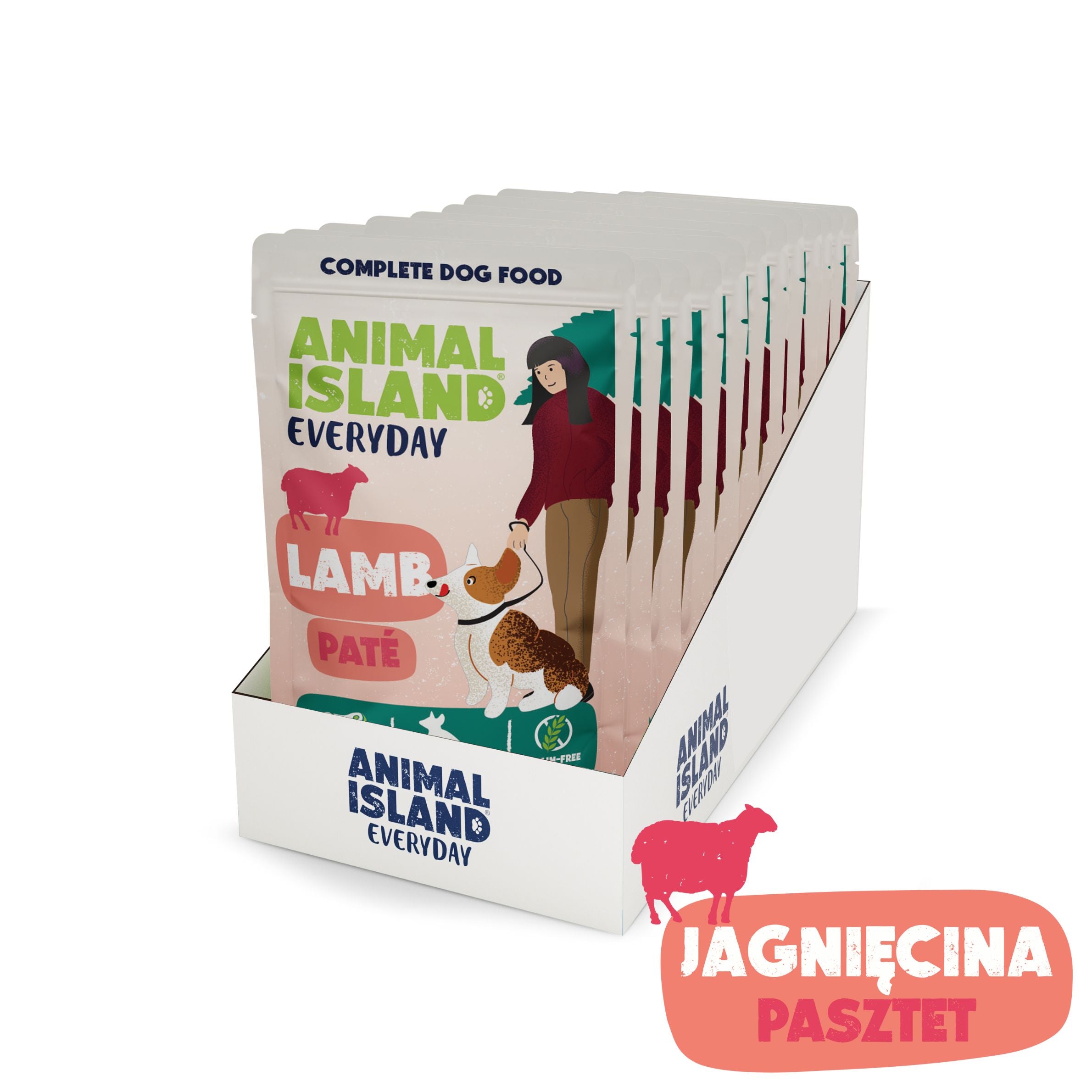 Animal Island Mini – 10 Pack Pasztet z Jagnięciną + Szklany Talerzyk GRATIS
