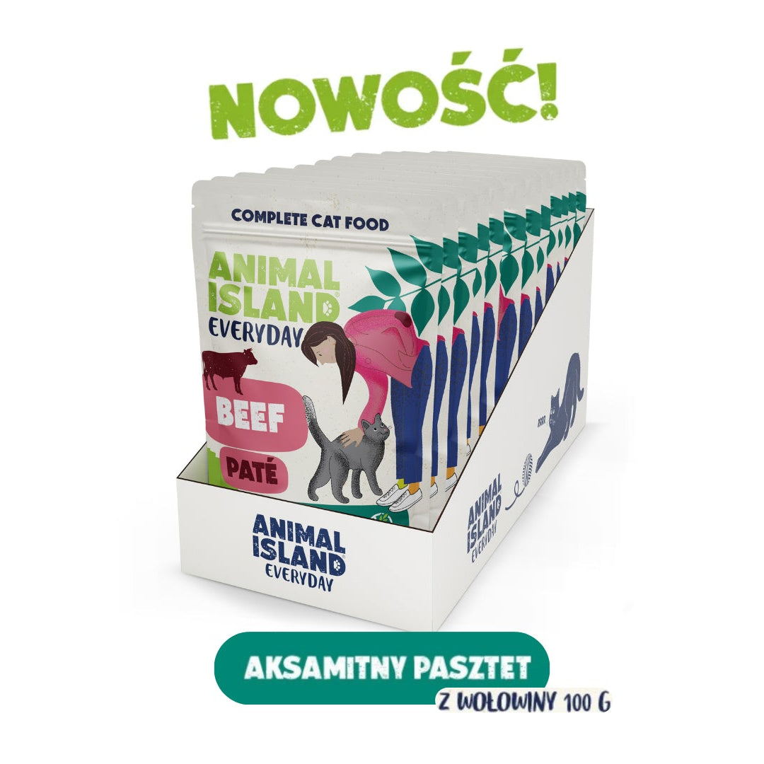 Zestaw LOVE Box dla kota - saszetki pasztet 2x (12szt indyk / 12szt wołowina, 48 szt.)