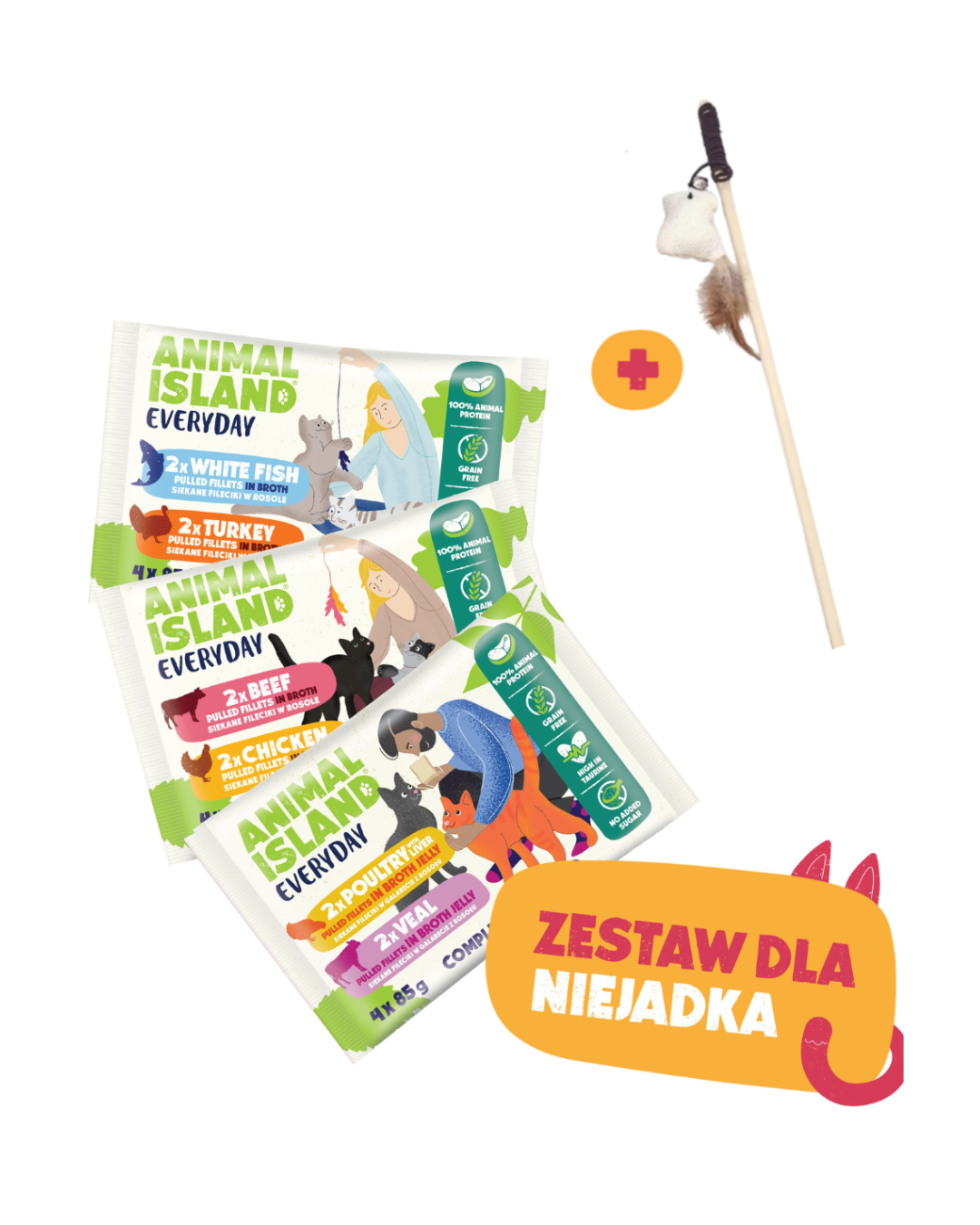 ZESTAW DLA NIEJADKA - Kocia Degustacja + GRATIS